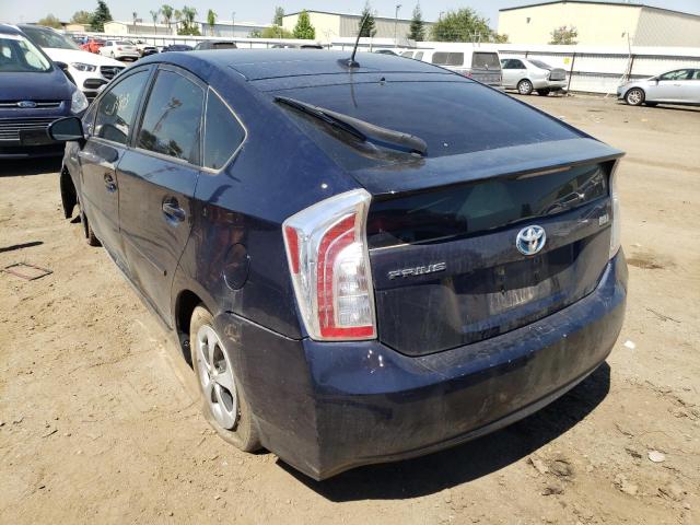 Photo 3 from auction – 2013 TOYOTA PRIUS with VIN JTDKN3DUXD1670602