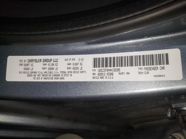Photo 10 from auction – 2010 DODGE AVENGER R/ with VIN 1B3CC5FB4AN156395