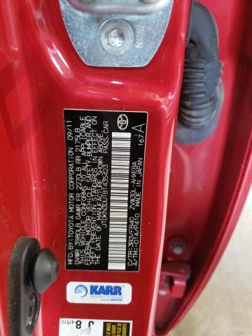 Photo 10 from auction – 2011 TOYOTA PRIUS with VIN JTDKN3DU1B1435423