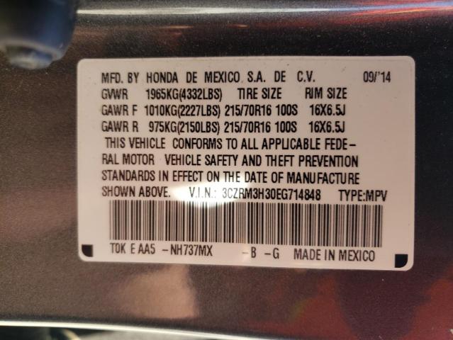Photo 10 from auction – 2014 HONDA CR-V LX with VIN 3CZRM3H30EG714848