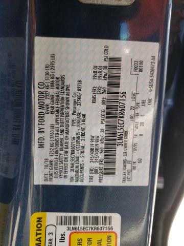 Photo 10 from auction – 2019 LINCOLN MKZ RESERV with VIN 3LN6L5EC7KR607156