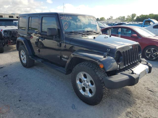JEEP WRANGLER U 2014 with VIN 1C4BJWEG2EL213357 - Photo from auction