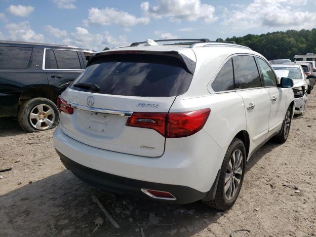 Photo 4 from auction – 2014 ACURA MDX TECHNO with VIN 5FRYD4H40EB018642