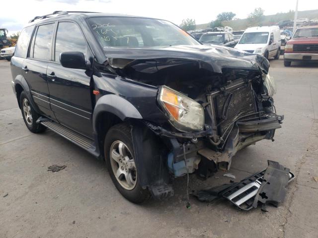 Photo 1 from auction – 2006 HONDA PILOT EX with VIN 2HKYF186X6H502459