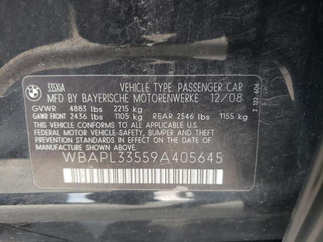 Photo 10 from auction – 2009 BMW 335 XI with VIN WBAPL33559A405645