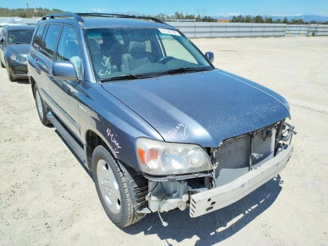 TOYOTA HIGHLANDER 2005 with VIN JTEEP21A050111266 - Photo from auction