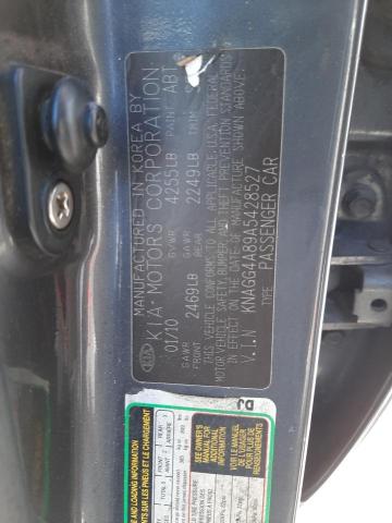 Photo 10 from auction – 2010 KIA OPTIMA LX with VIN KNAGG4A89A5428527