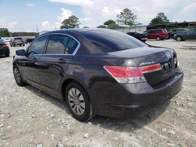 Photo 3 from auction – 2012 HONDA ACCORD LX with VIN 1HGCP2F30CA125361