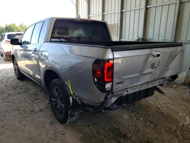 Photo 3 from auction – 2020 HONDA RIDGELINE with VIN 5FPYK3F10LB013259