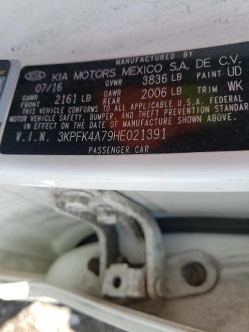 Photo 10 from auction – 2017 KIA FORTE LX with VIN 3KPFK4A79HE021391