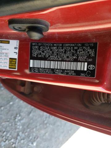 Photo 10 from auction – 2015 TOYOTA PRIUS with VIN JTDKN3DU8F1998930