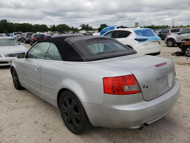 Photo 3 from auction – 2003 AUDI A4 3.0 CAB with VIN WAUAT48H93K028091