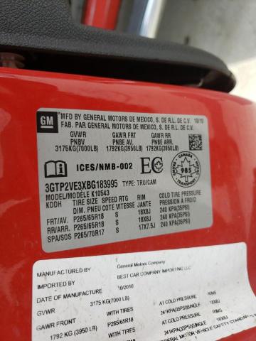 Photo 10 from auction – 2011 GMC SIERRA K15 with VIN 3GTP2VE3XBG183995