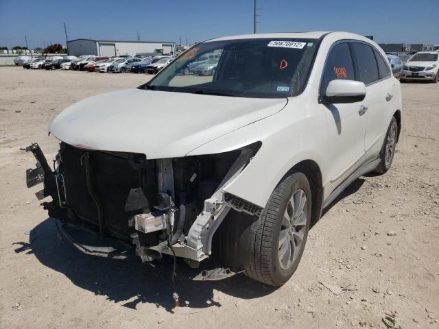 Photo 2 from auction – 2016 ACURA MDX TECHNO with VIN 5FRYD3H43GB013979