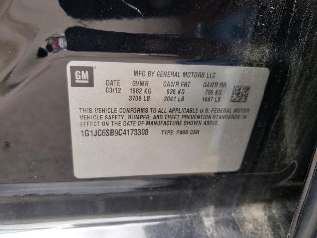 Photo 10 from auction – 2012 CHEVROLET SONIC LT with VIN 1G1JC6SB9C4173308