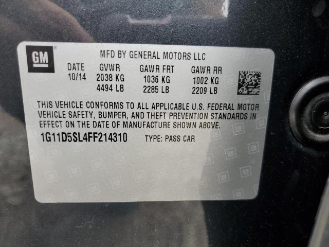 Photo 10 from auction – 2015 CHEVROLET MALIBU 2LT with VIN 1G11D5SL4FF214310