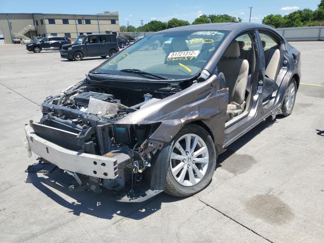 Photo 2 from auction – 2012 HONDA CIVIC EX with VIN 19XFB2F81CE060037