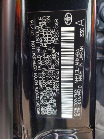 Photo 10 from auction – 2016 TOYOTA PRIUS C with VIN JTDKDTB35G1122072