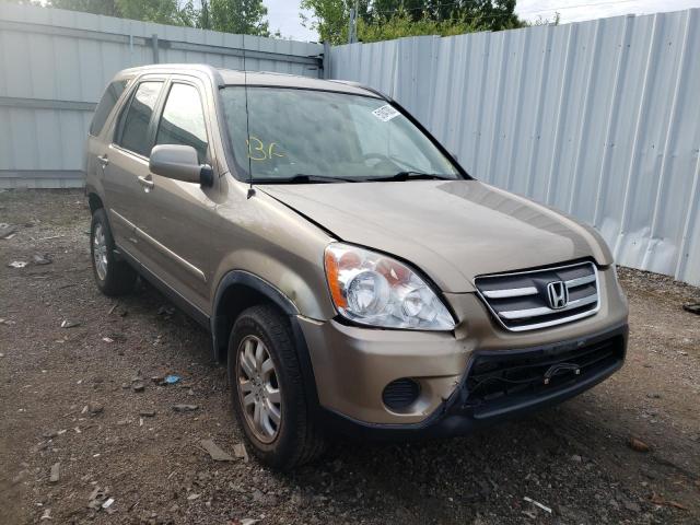 HONDA CR-V 2005 with VIN JHLRD78925C017107 - Photo from auction