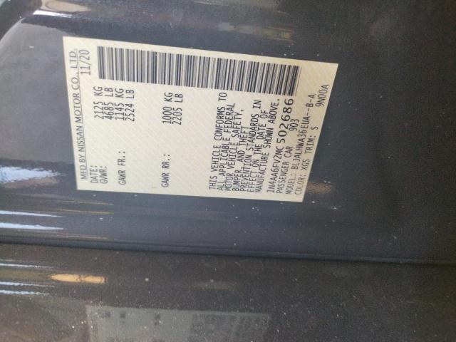 Photo 10 from auction – 2021 NISSAN MAXIMA PLA with VIN 1N4AA6FV2MC502686