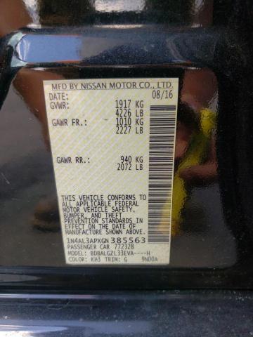Photo 10 from auction – 2016 NISSAN ALTIMA 2.5 with VIN 1N4AL3APXGN385563