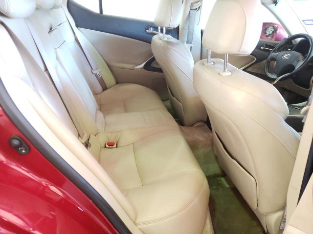 Photo 6 from auction – 2006 LEXUS IS 250 with VIN JTHBK262X65008155