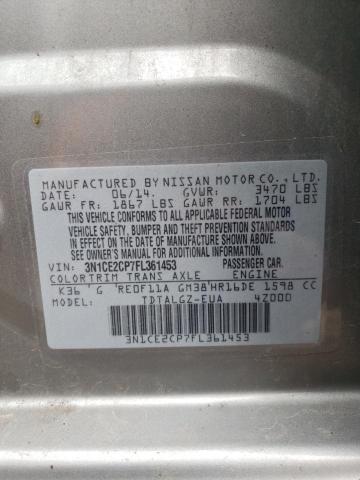 Photo 10 from auction – 2015 NISSAN VERSA NOTE with VIN 3N1CE2CP7FL361453