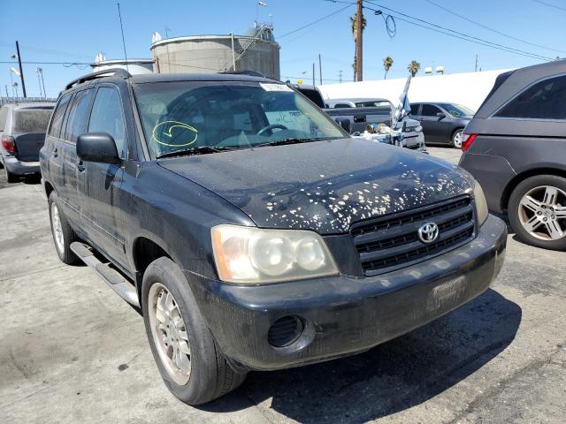 TOYOTA HIGHLANDER 2002 with VIN JTEGF21A120048654 - Photo from auction