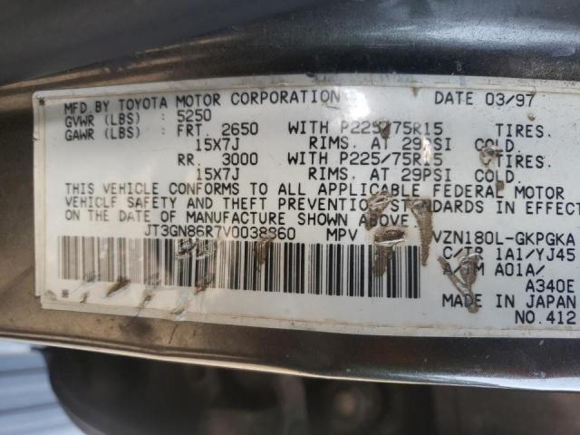 Photo 10 from auction – 1997 TOYOTA 4RUNNER SR with VIN JT3GN86R7V0038860