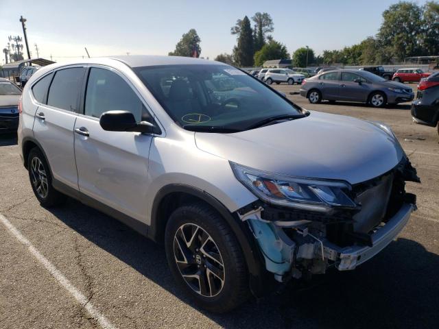 HONDA CR-V SE 2016 with VIN 2HKRM3H40GH555368 - Photo from auction
