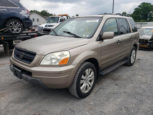 Photo 2 from auction – 2003 HONDA PILOT EXL with VIN 2HKYF18583H558225