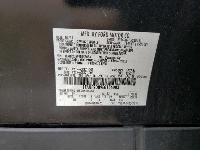 Photo 10 from auction – 2014 FORD TAURUS SE with VIN 1FAHP2D89EG156083