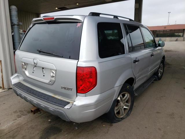 Photo 4 from auction – 2004 HONDA PILOT EXL with VIN 2HKYF18624H567030