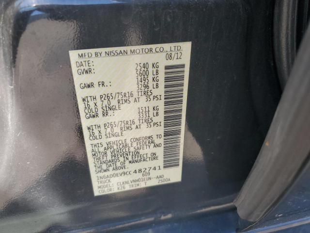 Photo 10 from auction – 2012 NISSAN FRONTIER S with VIN 1N6AD0EV9CC482741