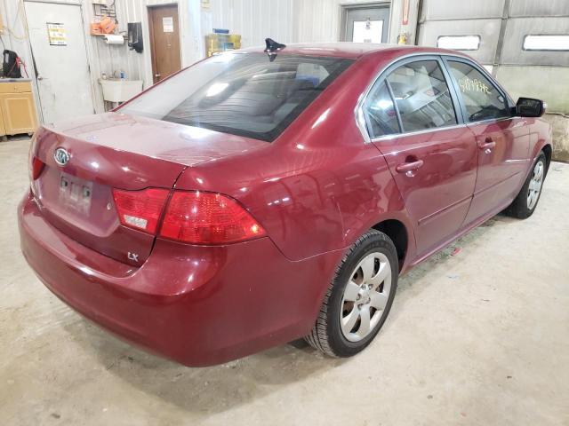Photo 4 from auction – 2009 KIA OPTIMA LX with VIN KNAGE228495359198