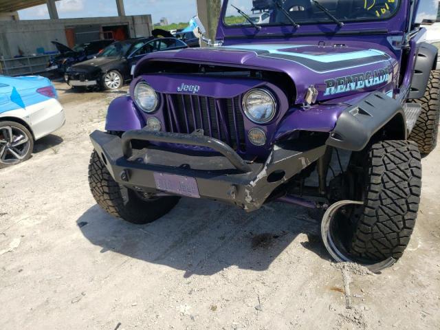 Photo 10 from auction – 1987 JEEP WRANGLER with VIN 2BCHV81SXHB541457