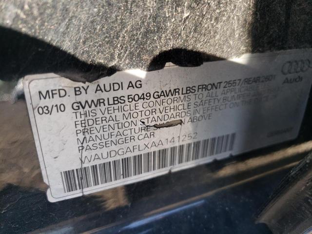 Photo 10 from auction – 2010 AUDI S4 PREMIUM with VIN WAUDGAFLXAA141252