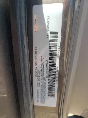 Photo 10 from auction – 2009 SUBARU LEGACY 2.5 with VIN 4S3BL616797236607