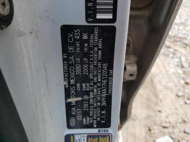 Photo 10 from auction – 2017 KIA FORTE LX with VIN 3KPFK4A77HE120548