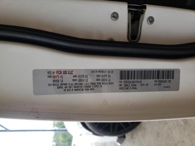 Photo 10 from auction – 2019 DODGE CHARGER SC with VIN 2C3CDXGJ6KH734105