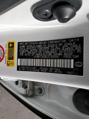 Photo 10 from auction – 2014 LEXUS ES 350 with VIN JTHBK1GG2E2133204