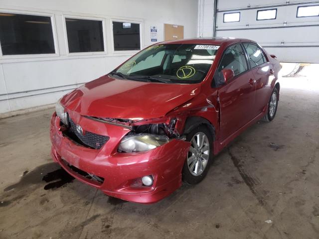 Photo 2 from auction – 2009 TOYOTA COROLLA BA with VIN 1NXBU40E29Z155893