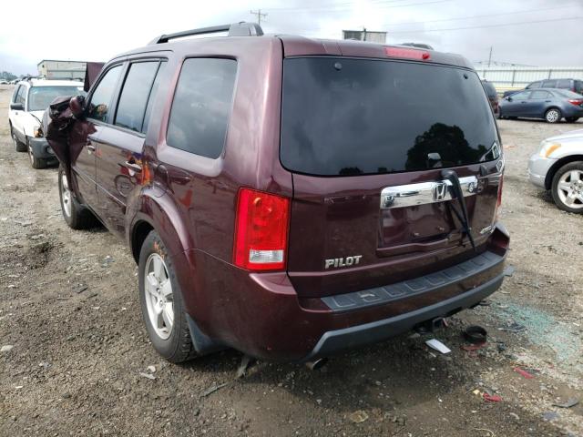 Photo 3 from auction – 2009 HONDA PILOT EXL with VIN 5FNYF48599B053156