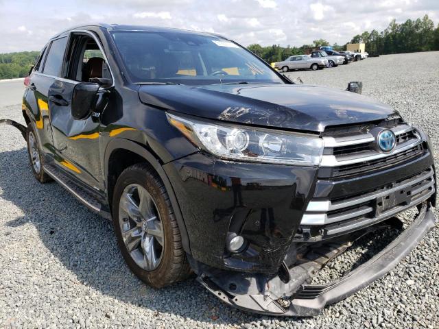 TOYOTA HIGHLANDER 2017 with VIN 5TDDGRFH7HS023251 - Photo from auction