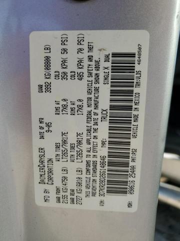 Photo 10 from auction – 2006 DODGE RAM 2500 S with VIN 3D7KR28D26G148646