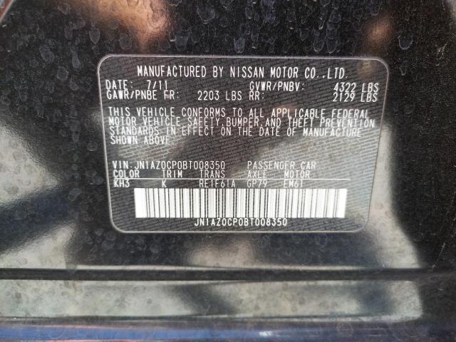 Photo 10 from auction – 2011 NISSAN LEAF SV with VIN JN1AZ0CP0BT008350