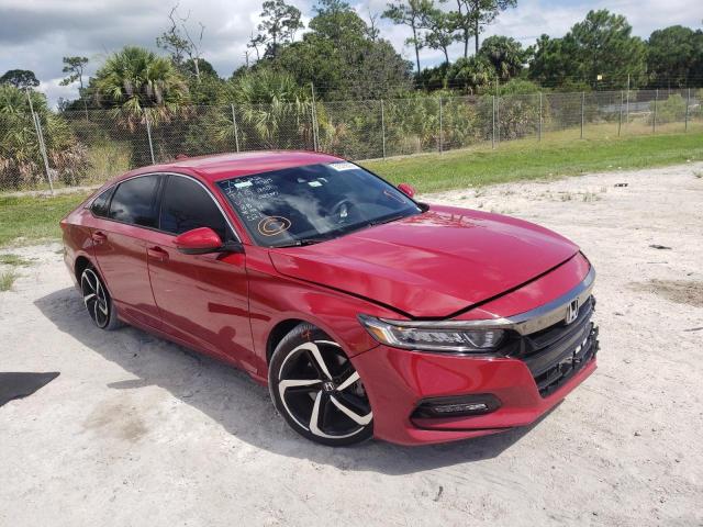 Photo 1 from auction – 2018 HONDA ACCORD SPO with VIN 1HGCV1F32JA005347