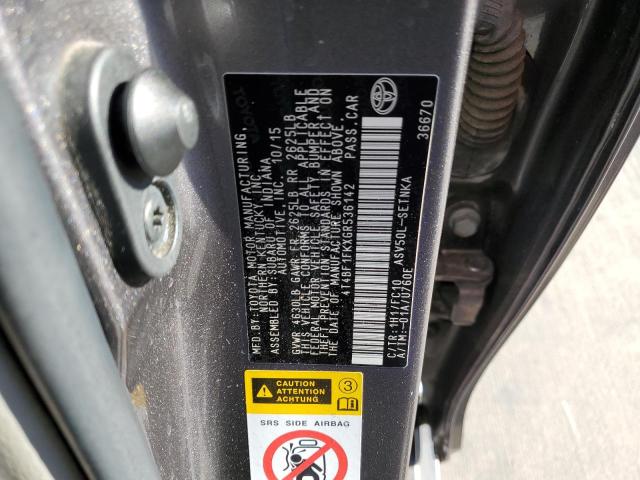 Photo 10 from auction – 2016 TOYOTA CAMRY LE with VIN 4T4BF1FKXGR536142