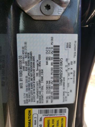 Photo 10 from auction – 2015 FORD FUSION SE with VIN 1FA6P0HD5F5110475