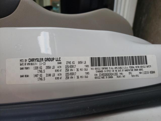 Photo 10 from auction – 2014 DODGE GRAND CARA with VIN 2C4RDGBG6ER241265